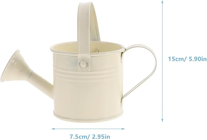 Small Watering Can Toddler Iron Sprinkle for Outdoor Plants, Kids Metal Mini Watering Pot for Gardening Yarde Home Plants Flower (Mixed Style)