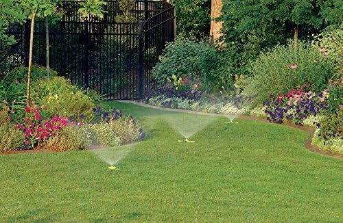 Orbit 58092N Port-A-Rain Hose Watering Sprinkler System, Green (3-Pack)