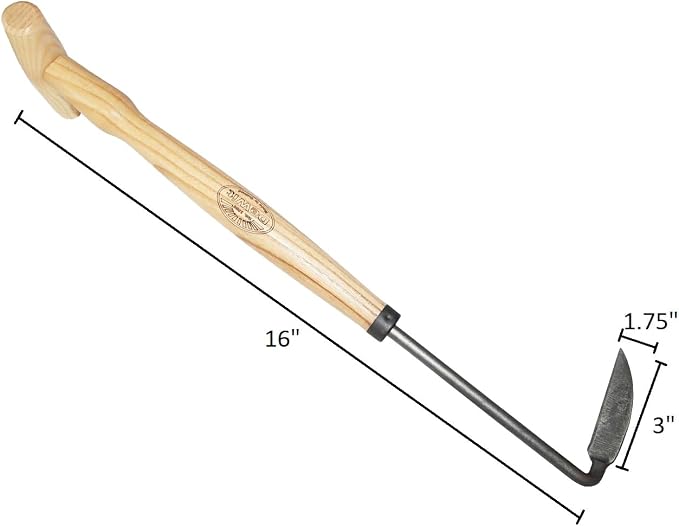 Tierra Garden Dewit Cape Cod Weeder with P-Grip Handle, Right Hand