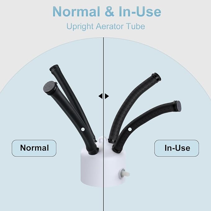 Holdly Pond Aerator Air Diffuser - Replaces Air Stone, Fish Pond Diffuser Self-Cleaning Not Easy to Clog, Pond Filtration Accessories Purify Water Quality Pond Aerator Diffuser
