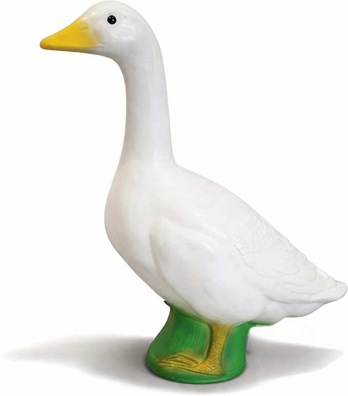 Union Products Goose Outdoor Lawn and Garden Statue, 23" Tall Animal Figurine for Patio, Balcony, or Front Porch Decor, White