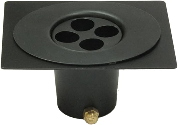 Monarch Rain Chains Installation Kits – 3-Piece Black Gutter Adapter Set with Rectangular Plate and Round Hole Filter for Rain Chains for Gutters, Decorative Gutter Adapter Installation Set
