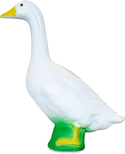 Union Products Goose Outdoor Lawn and Garden Statue, 23" Tall Animal Figurine for Patio, Balcony, or Front Porch Decor, White