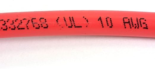 TEMCo 10 AWG Solar PV Wire, 70 ft Red, Bare Copper, Made in USA
