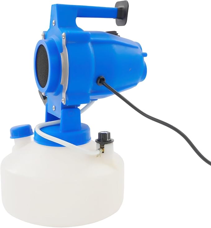 4L (1.06 Gallon) Electric ULV Portable Fogger Sprayer Machine Cold Fogger Machine Spraying Distance 26.25ft for Home,Hotel,Church,School,Yard