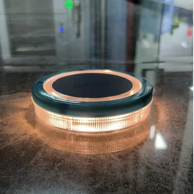 Floating Pool Lights Solar Swimming Pool Light with Steady Color Outdoor Decorations Light Waterproof LED Lights for Patio,Garden and Pool (Warm White, 4-Pack)