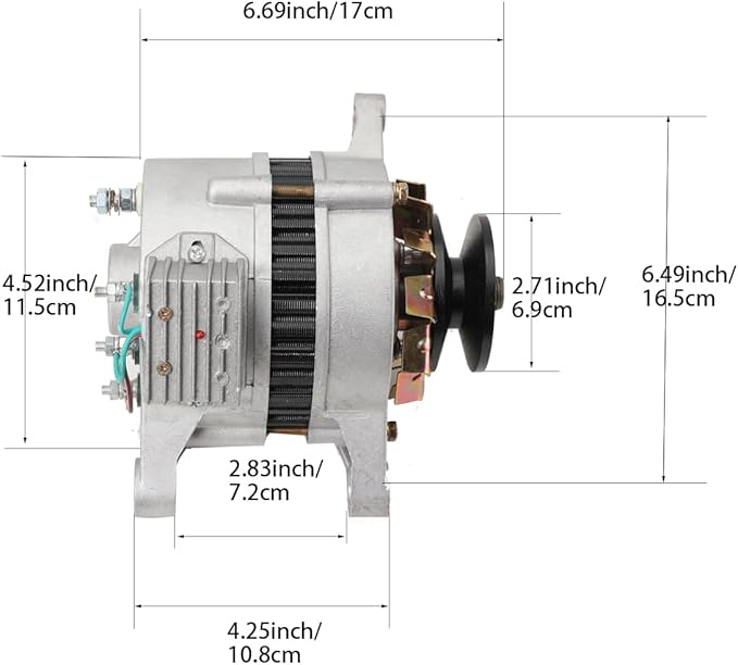 Permanent Magnet Alternator Generator 1500W AC 14V PMA Low Rpm Single Phase AC/DC Synchronous Generator with Built-in Voltage Stabilizer