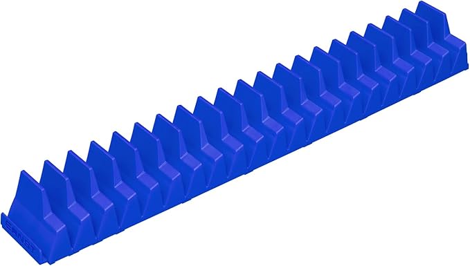 Ernst Manufacturing Wrench Pro - Modular Wrench Organizer for 40 Tools with Magnetic Base (Blue) - Made in the USA