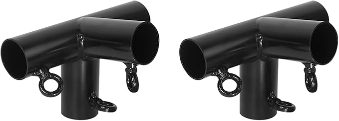 Aoneky 1 3/8'' Corner Flat Roof Canopy Fitting Couplers Kit - Frame Carport Connectors (Add 2 Legs)