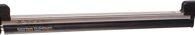 SunBlaster Universal Powder-Coated Aluminum Adjustable Lighting Stand with Heavy-Duty Plant Growing Tray, Fits All Size T5 Light Strips