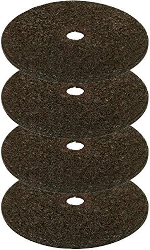 Rocky Mountain 24-Inch Tree Mulch Ring Weed Preventer (Pack of 4) - Recycled Heavy Duty Rubber - Mower Safe - No Landscape Staples Needed - Natural Look - Equal Water Seepage to Tree - Easy Install