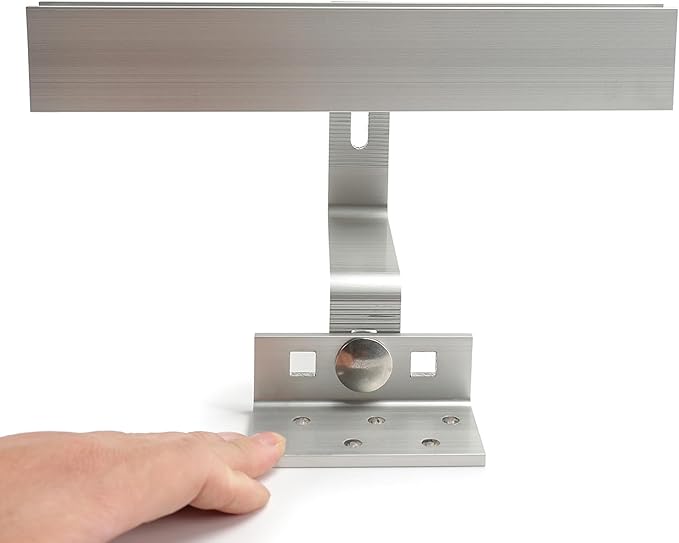 Heavy Duty Solar Mounting Kit for Concrete Tile and Slate Roofs,Complete Racking System with Aluminum Rails Clamps Hooks for Flat and Pitched Roofs,Fits Solar Panel Frames Under 35mm Thick