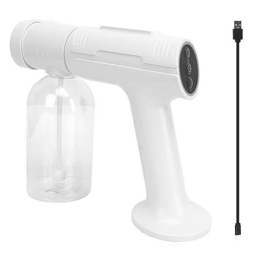 Car Atomizer Sprayer Rechargeable Cordless Handheld Disinfection Mist Sanitizer Cleaning Fogger Machine for Car, Home, Office