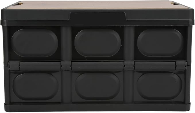 30L Outdoor Multifunctional Storage Box, Camping Storage Containers, All Weather Outdoor Storage Boxes for Providing Versatility for Outdoor Activities(Black)