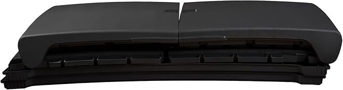 Ward Strata Products 85 Gallon (321L) Outdoor Storage Organization Bin, Patio Deck Box with Dual Door Lid for Garden, Pool, & Furniture Accessories, Black
