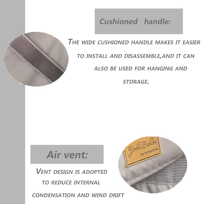 Patio Chaise Lounge Cover Waterproof , Heavy Duty Outdoor Lounge Chair Covers , Beige Durable Patio Furniture Covers , 1 Pack , 78L*34W*30H inch