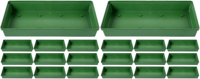 DOITOOL 20pcs Floral Foam Tray Flower Arrangement Trays for Weddings Parties and Events Capacity Floral Mud Holders for Elegant Decorations