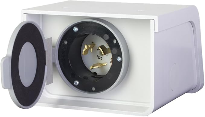 Reliance Controls Non-Metallic Power Inlet Box, Amps 50