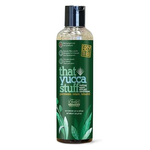 that Yucca Stuff™| OMRI Listed for Organic Production| Soil Conditioner & wetting Agent| 97% Yucca Schidigera Extract with Citric & Humic Acids| Plant Health| Eco-Friendly| 8 Oz