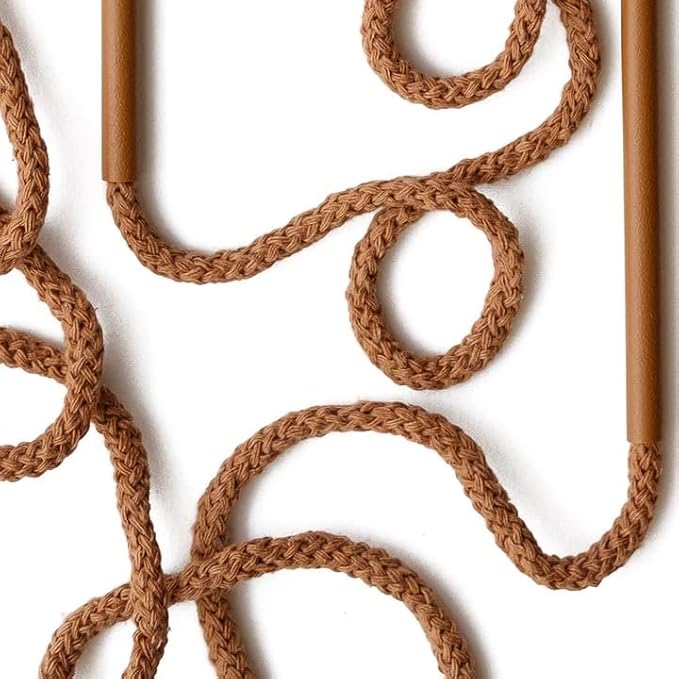 Beautiful Self-Watering Wick System for Effortless Plant Care, Automatic Drip Irrigation, Sustainable & Stylish Scandinavian Design, Ideal for House Plants (S, Brown Terracotta)