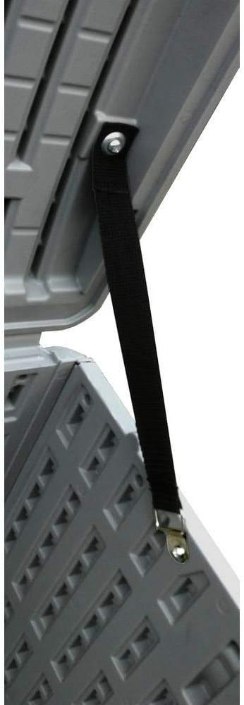 Plastic Development Group Outdoor Storage Deck Box, Standard Closure, 73 Gallon, Gray