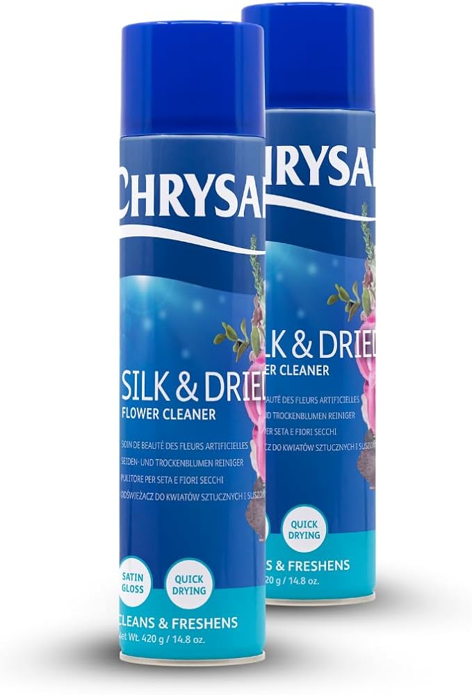 Chrysal Silk and Dried Flower Cleaner, 14.8 oz (2 Pack)