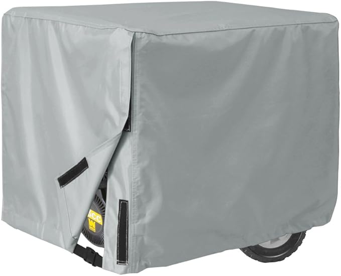 Porch Shield Waterproof Universal Generator Cover 38 x 28 x 30 inch - for Most Generators 5500-15000 Watt, Gray