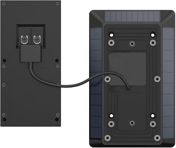 Solar Charger - Compatible with Ring,Video Doorbell 3, Video Doorbell 3 Plus, Video Doorbell 4, Battery Doorbell Plus, Battery Doorbell Pro