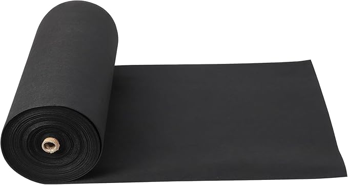 6Oz Geotextile Fabric 6Ft x 50Ft, Non-Woven Landscape Fabric with 350n Tensile Strength for Driveway Stabilization, Erosion Control, French Drain, Road Base & Construction Projects