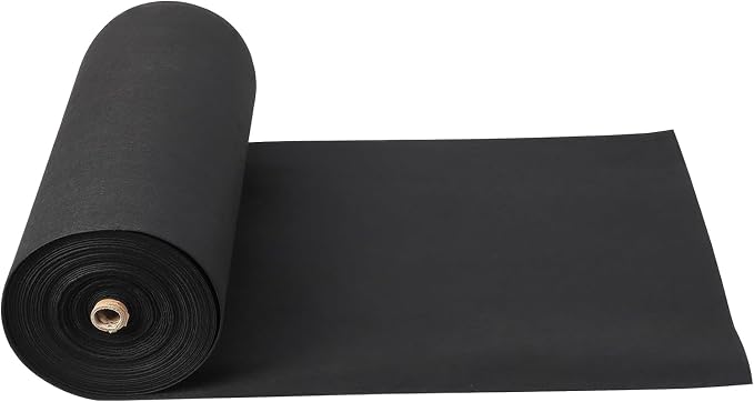 6Oz Geotextile Fabric 4Ft x 50Ft, Non-Woven Landscape Fabric with 350n Tensile Strength for Driveway Stabilization, Erosion Control, French Drain, Road Base & Construction Projects