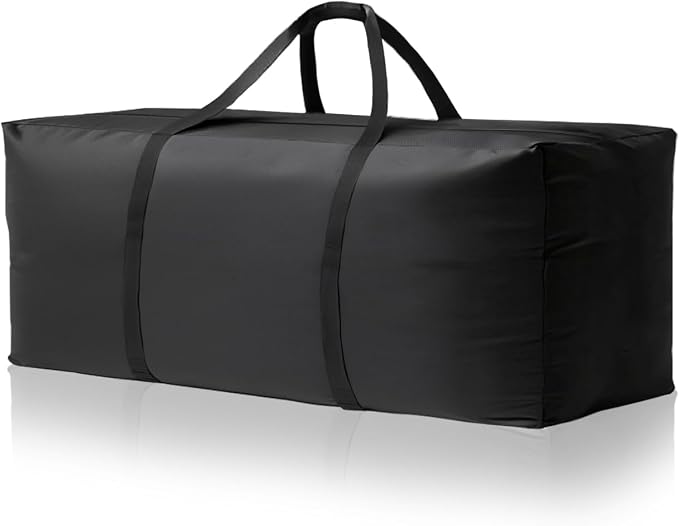 Waterproof Patio Cushion Storage Bag - 68 x 20 x 30 Inch Heavy Duty Oxford Outdoor Cushion Storage Bag, Dustproof & UV Protection for Garden Use, with Upgraded Fabric & Reinforced Zipper