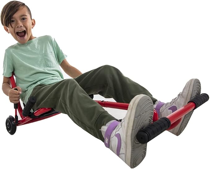 Go Kart, Swing Side-to-Side for Amazing Ride, Powered by Zig-Zag Motion, Rides on Any Hard Surface (Indoors and Outdoors)