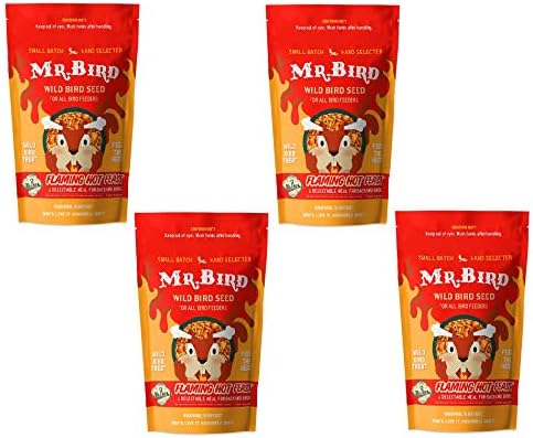 Mr. Bird 4-Pack Flaming Hot Feast Small Loose Seed Bag 2 lbs.