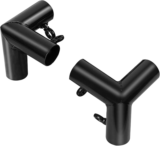 Aoneky 1-3/8 Inch Slant Roof Corner Canopy Fitting Kit, Heavy Duty Metal Frame Connector for DIY Canopy Carport Shed Gazebo Greenhouse, 4 6 8 10 Leg Options (4 Leg Kit)