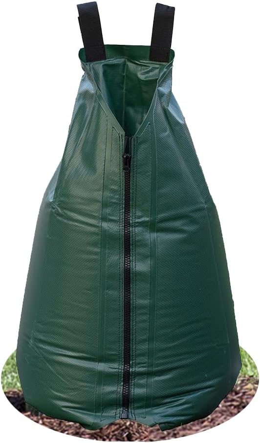 USHIGHTLIGHT All New 20 Gallon Tree Watering Bag, Slow Release Watering Bag for Trees, Portable Tree Drip Irrigation Bag, Water Saving Irrigation Water System(1/2/3) (1, 20 Gallon)