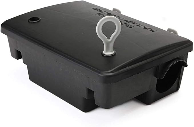 iTrap Mice & Rat Bait Stations – 2 Pack Rodent Control Boxes, Child & Pet-Safe Locking Design, Indoor/Outdoor Use with Mounting Brackets