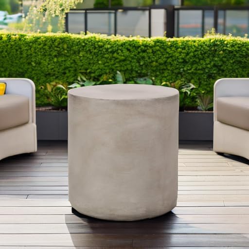 Christopher Knight Home 313406 Side Table, Light Gray