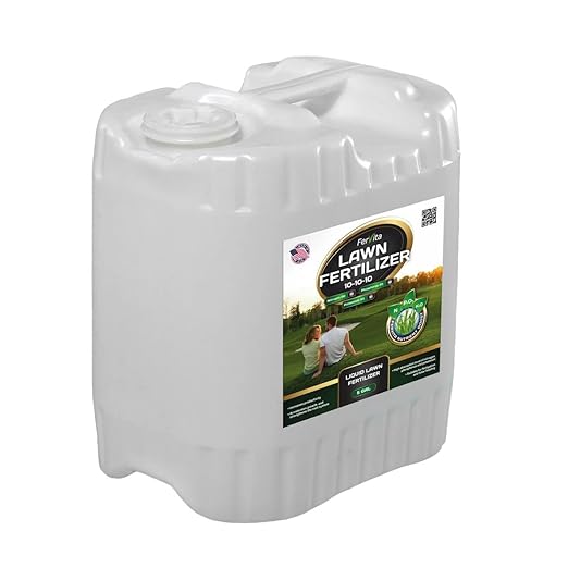 Liquid 10-10-10 Fertilizer for Lawn, Plants, Vegetables, Flowers - All Purpose Plant Food Outdoor & Indoor Plant Food - Balanced NPK Lawn Fertilizer with Nitrogen Potassium Phosphorus (5gal)