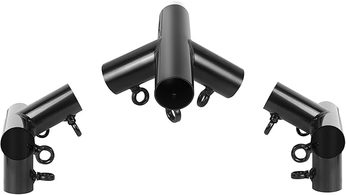 Aoneky 1'' Corner Canopy Fitting Couplers Kit - Fits 3/4" EMT - Frame Carport Connectors (Add 2-Legs Canopy Top Kit)