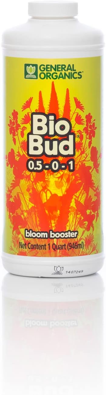 General Hydroponics General Organics BioBud, Bloom Plant Food, 0.5-0-1, 1 qt.