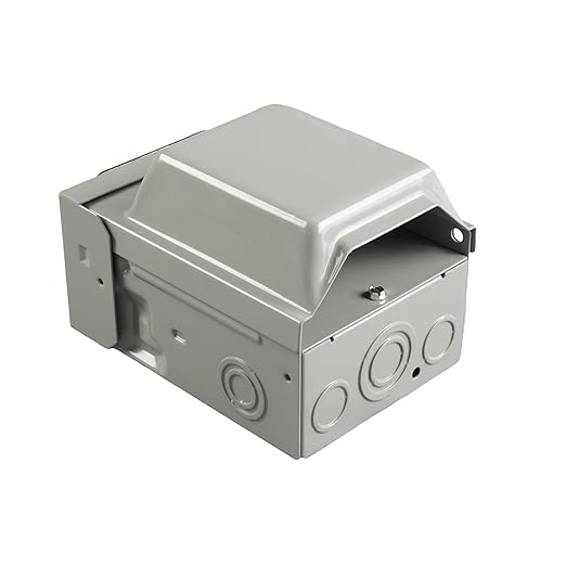 20 Amp WRTR GFCI with Pullout Switches Power Outlet Box 125 Volt, Heavy Duty Lockable Weatherproof Electrical Panel, Outdoor Receptacle for EV Generator Trailer Motorhome, ETL Listed, HDS2-016