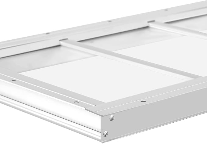 2 Pack Shed Window 10" W x 29" H, White Flush Mount Window with Tempered Glass for Playhouses, Sheds, Garage and Chicken Coops
