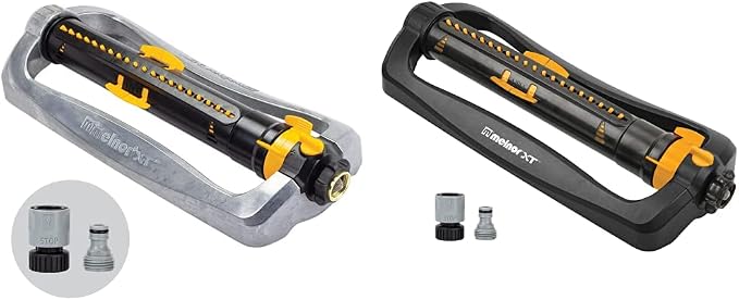 65154AMZ Melnor Metal Turbo Sprinkler and XT Turbo Oscillating Sprinkler