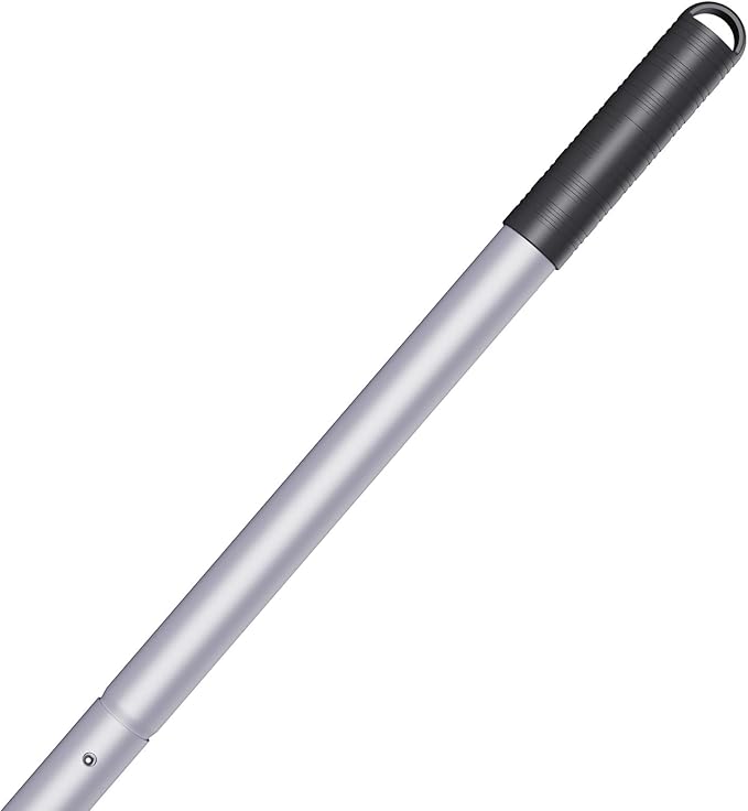 Mowend 10.5 Foot Aluminum Telescopic Swimming Pool Pole - 8 Adjustable Connecting Sections, Expandable Step-Up Length - Attach Connect Skimmer Nets, Rakes, Brushes, Vacuum Heads, Maintenance