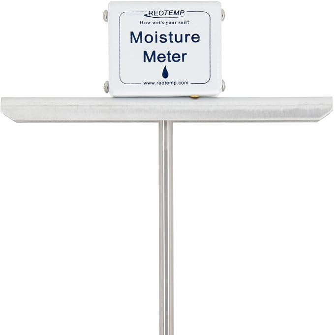 Reotemp 36 Inch Garden and Compost Moisture Meter, Garden Tool Ideal for Soil, Plant, Farm and Lawn Moisture Testing