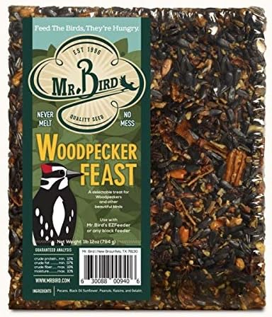 Mr. Bird 4-Pack Woodpecker Feast Large Wild Bird Seed Block 1 lb. 12 oz.