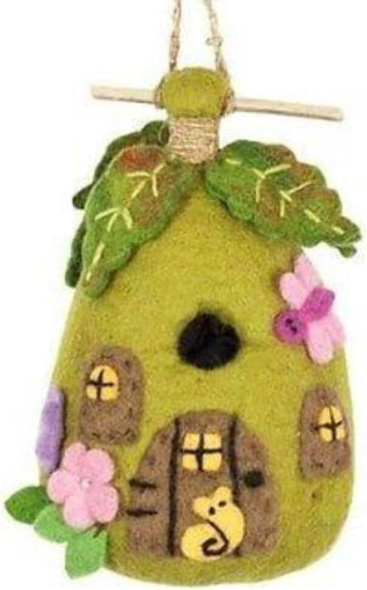 DZI484019 Fairy House Felt Birdhouse