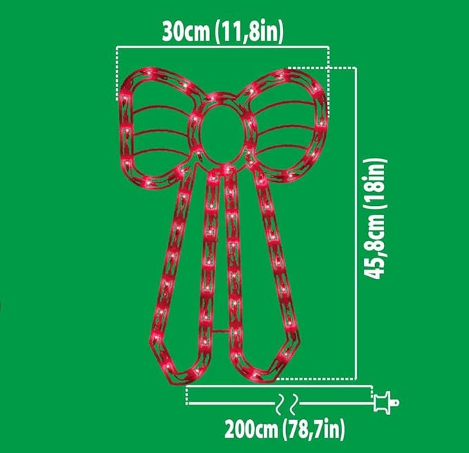 Christmas Window Silhouette Lights, 50 Count Incandescent Mini Light, Red, for Holiday Indoor Wall Door Glass Decor