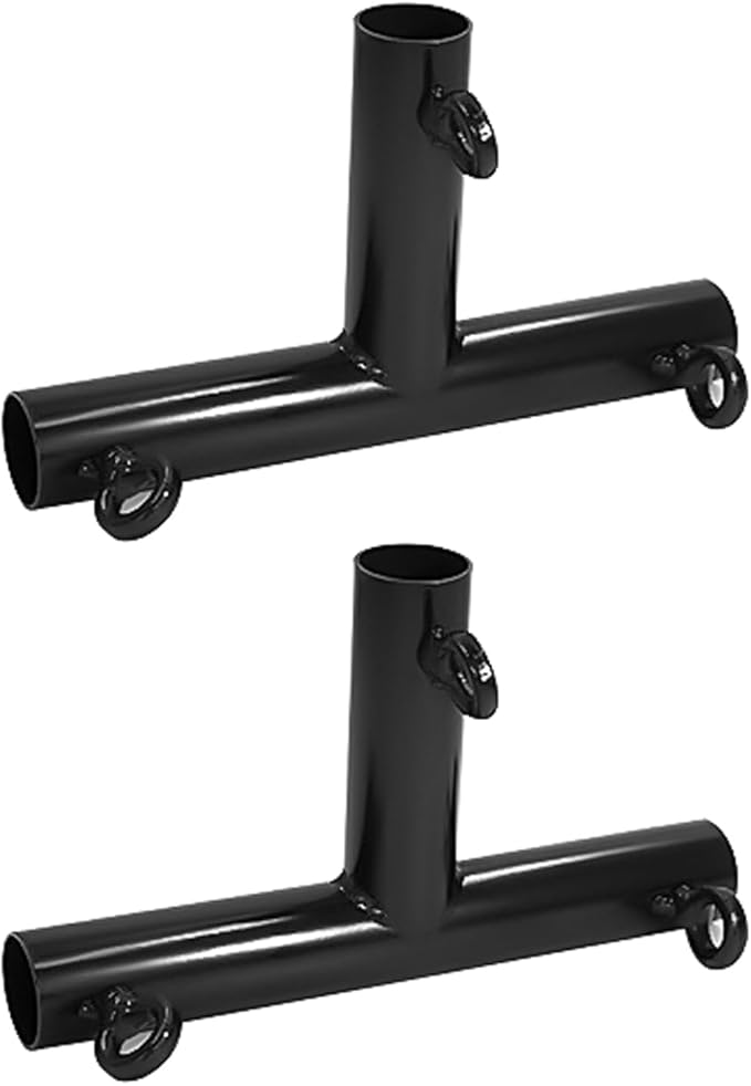 Aoneky 1'' Corner Canopy Fitting Couplers Kit - Fits 3/4" EMT - Frame Carport Connectors (4pcs 3 Way T Shaped Fittings)