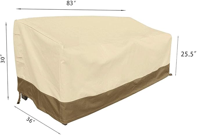 Outdoor Furniture Waterproof Cover for 3-Seater Sofa, All Weather Protection Patio Outdoor Large Sofa Covers Waterproof.